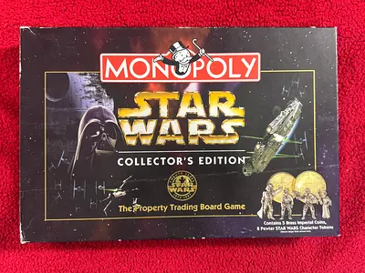 1997 Monopoly Game Star Wars Limited Collectors Edition