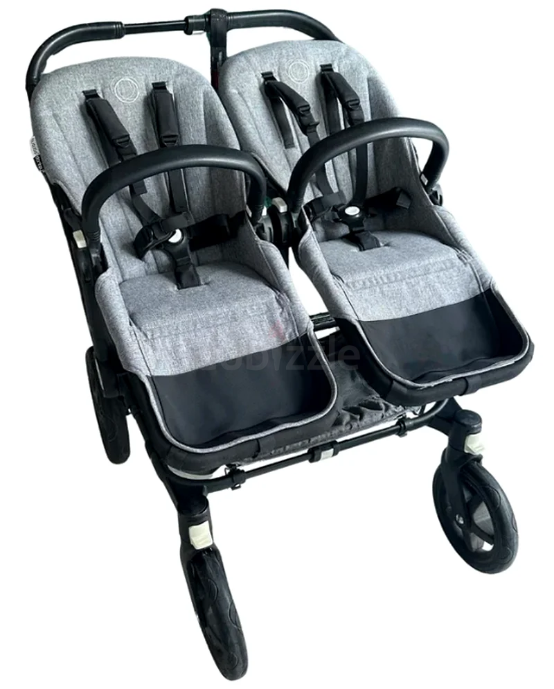 Bugaboo Donkey 2 Twin Seat and Bassinet Stroller - Grey Melange628647104940831122