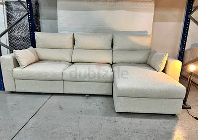 Selling Top Quality brand new condition ikea Eskilstuna Lshape sofa bed beige