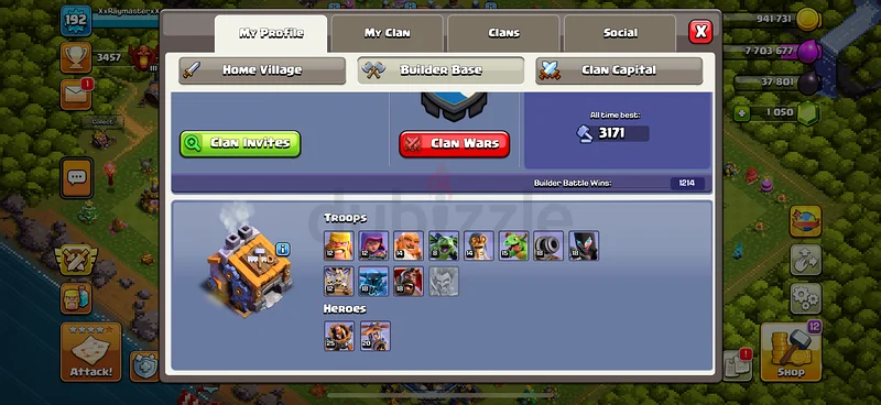 كلاش أوف كلانس تاون هول 15 شبه مكسيمال63228834796547114