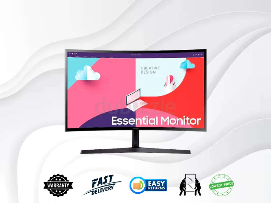 Samsung 27 inches Full HD 75Hz Curved Essential Monitor