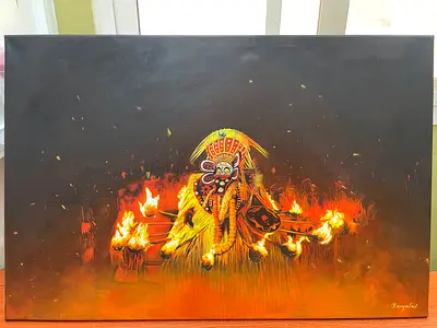 Theyyam painting