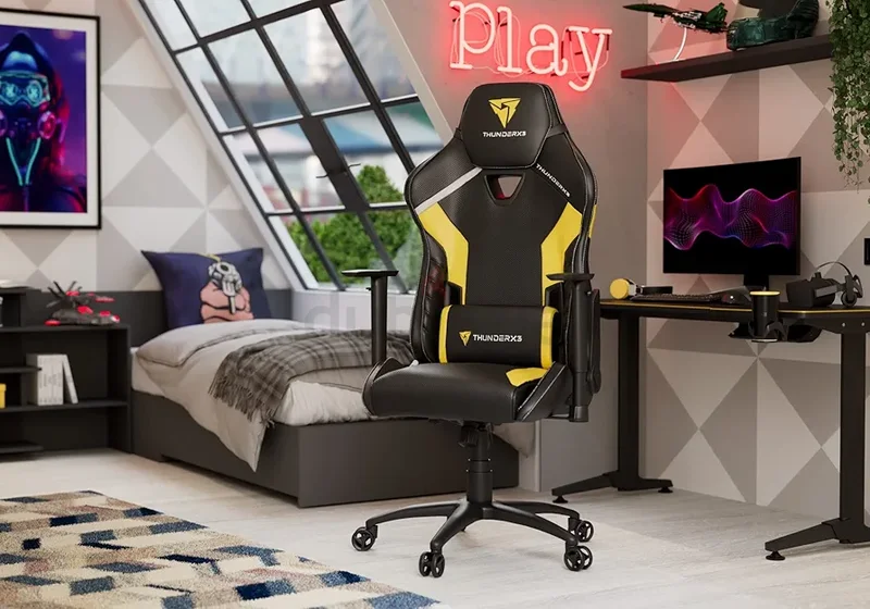 ThunderX3 TC3 Gaming Chair, PC Ergonomic Gaming Chair, Desk Chair, Office Chair with Adjustable Back62930644486786114