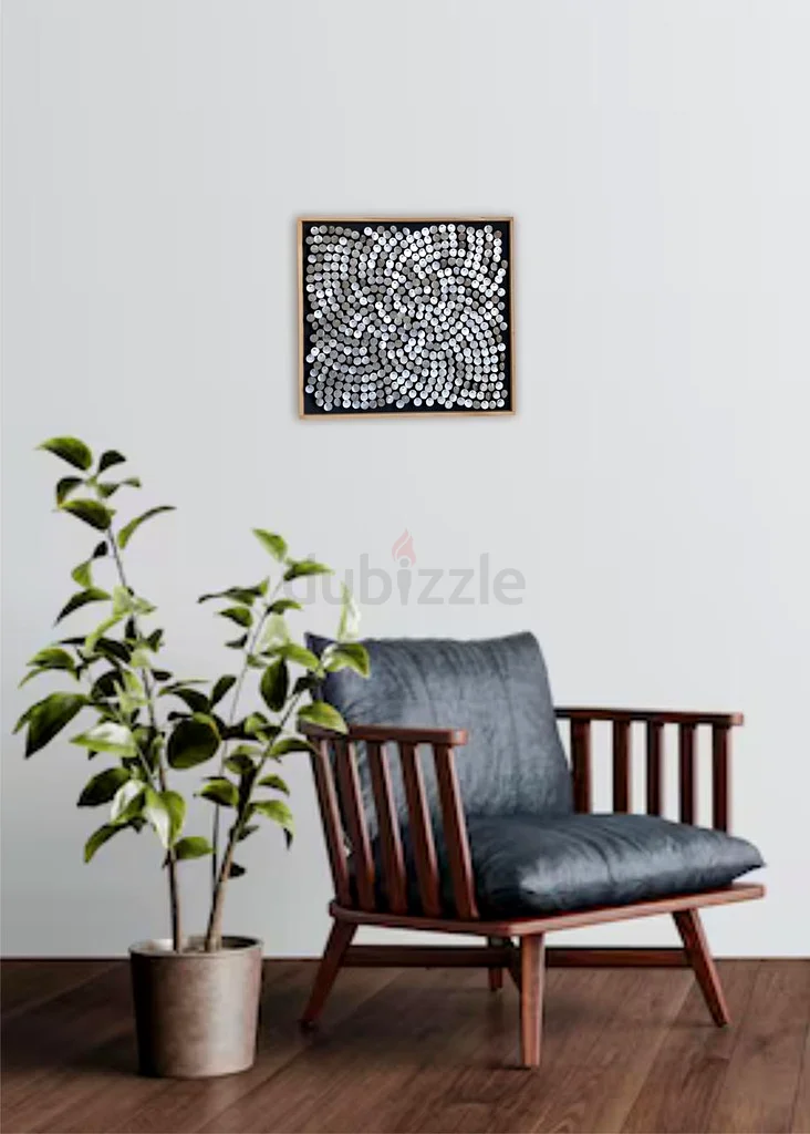 Kinetic Mosaic Wall Panel – Unique Contemporary Artwork for Interior or Office629296555055381115