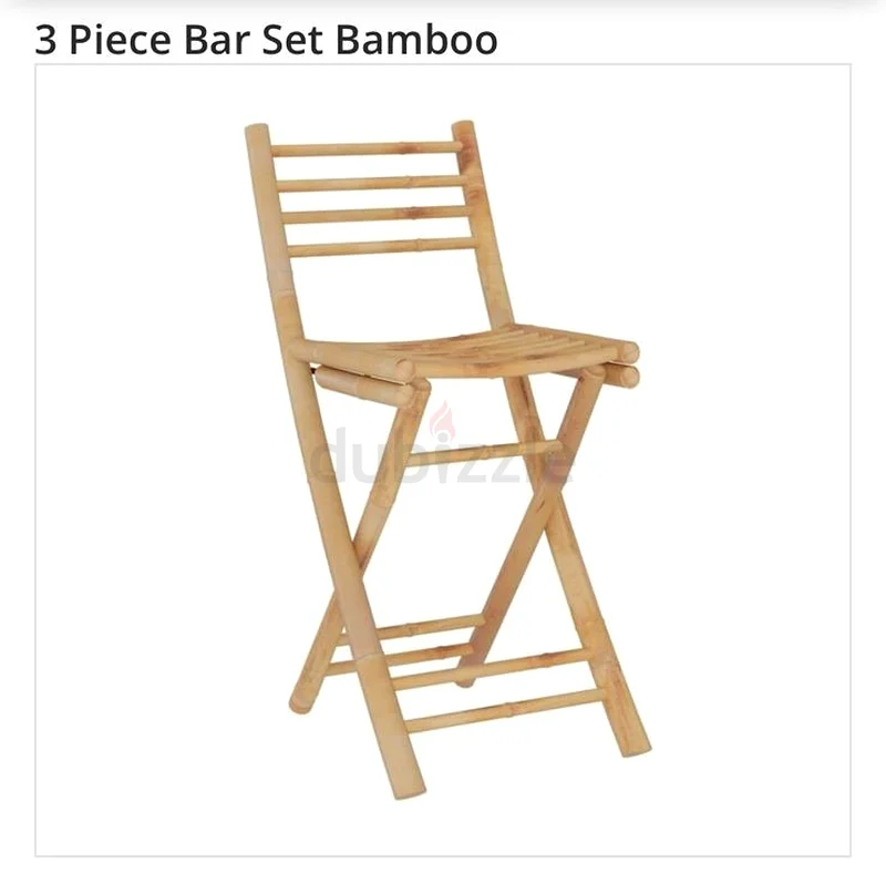 3 Piece Bar Set Bamboo63219821125249112
