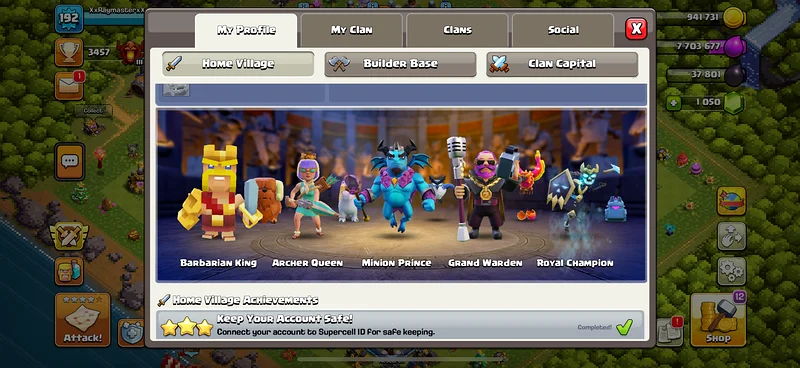 كلاش أوف كلانس تاون هول 15 شبه مكسيمال63228834796547113