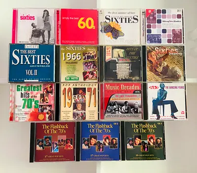 15 60’s / 70’s Music CD’s