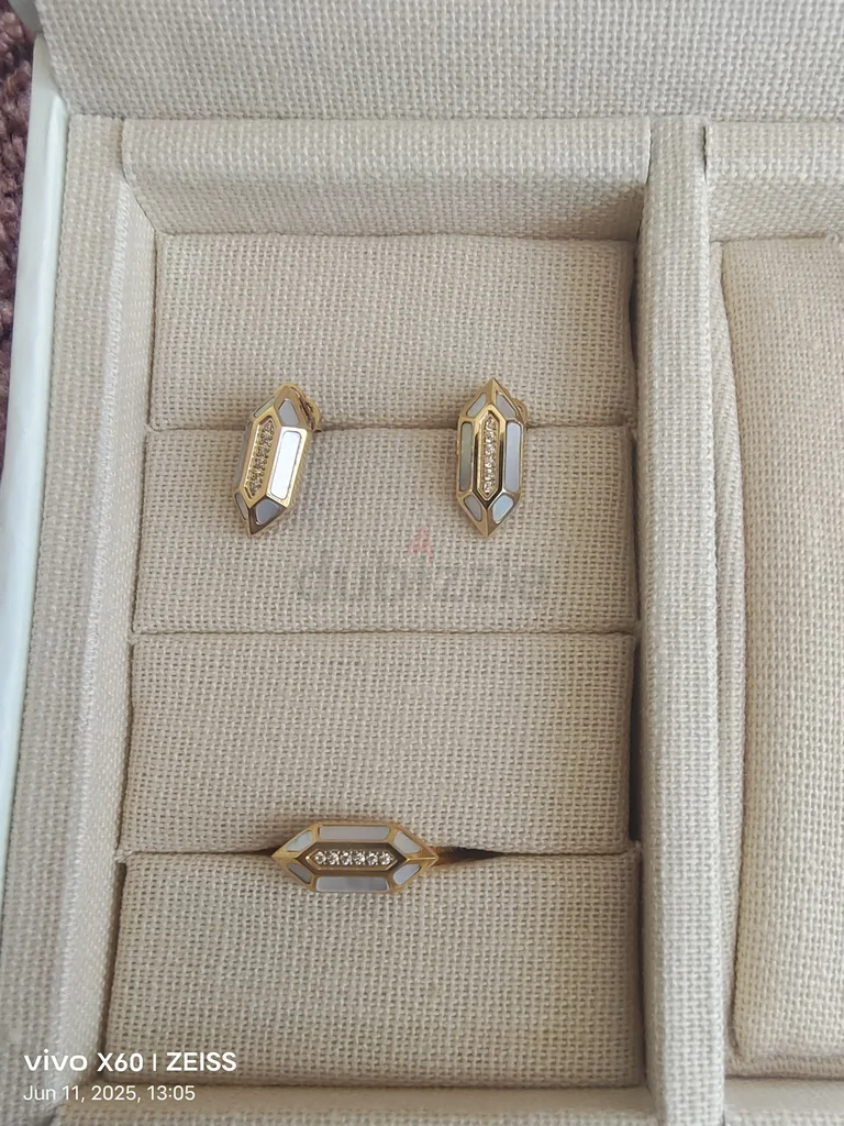حديقة الخريف مجموعة (قلادة، أقراط، خاتم)62931667539331112
