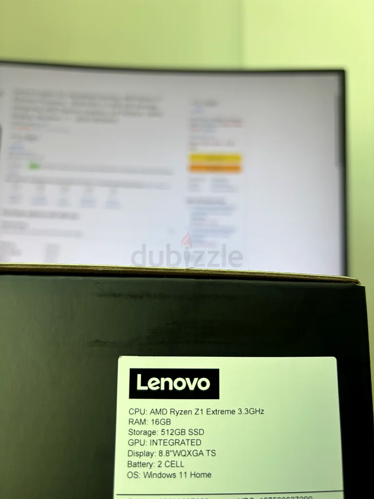 علبة مغلقة غير مفتوحة — Lenovo Legion Go – معالج AMD Ryzen Z1 Extreme، 16 غيغابايت ذاكرة وصول عشوائي، 512 غيغابايت SSD62934690643714111