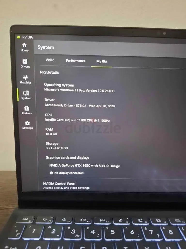 مسي بريستيج 14 إصدار معالج إنتل كور i7 الجيل العاشر، وكارت شاشة GTX 1650، ذاكرة عشوائية 16 جيجابايت، حاسوب محمول للألعاب62931666211970114