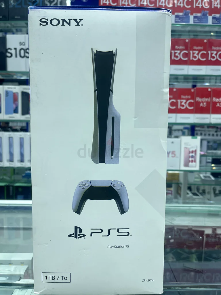 جهاز PlayStation 5 Slim (نسخة دولية) مع قرص وأداة تحكم63263494708865112