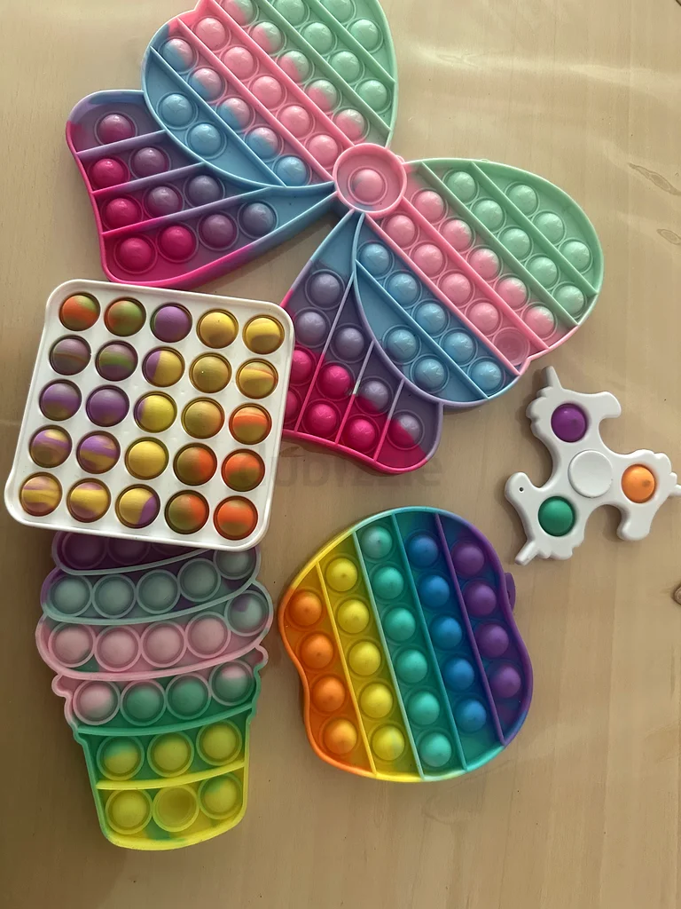 Colorful Pop It Fidget Toy Collection628668374776341111