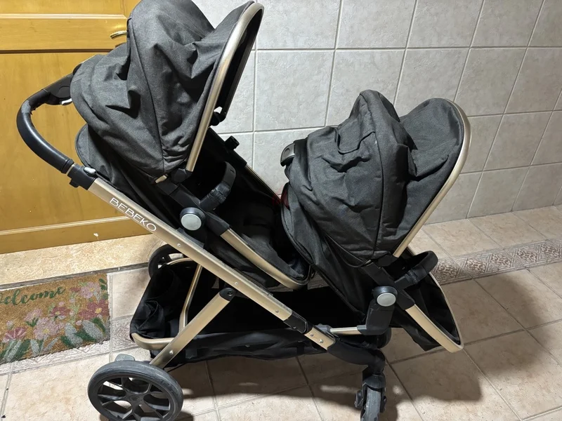 Bebeko Ellery Twin Stroller - In good condition Bebeko Ellery Twin Stroller - Like Good62931682697857111