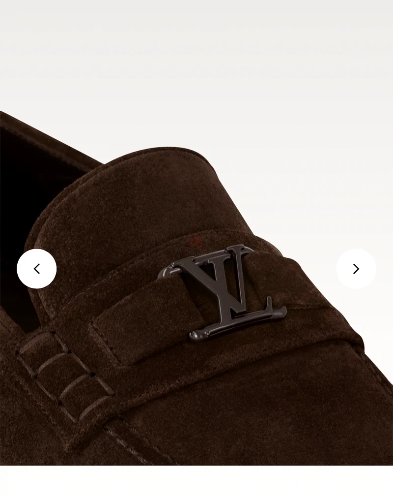 Luxury Louis Vuitton Suede Estate Loafers63265101701505111