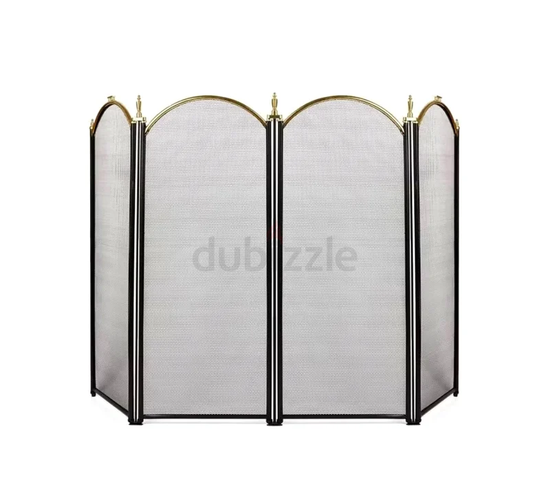 Elegant Modern Gold Fireplace Screen - Cozy  Stylish. Amagabeli  Home. Brandnew. Unused.63221860595842113