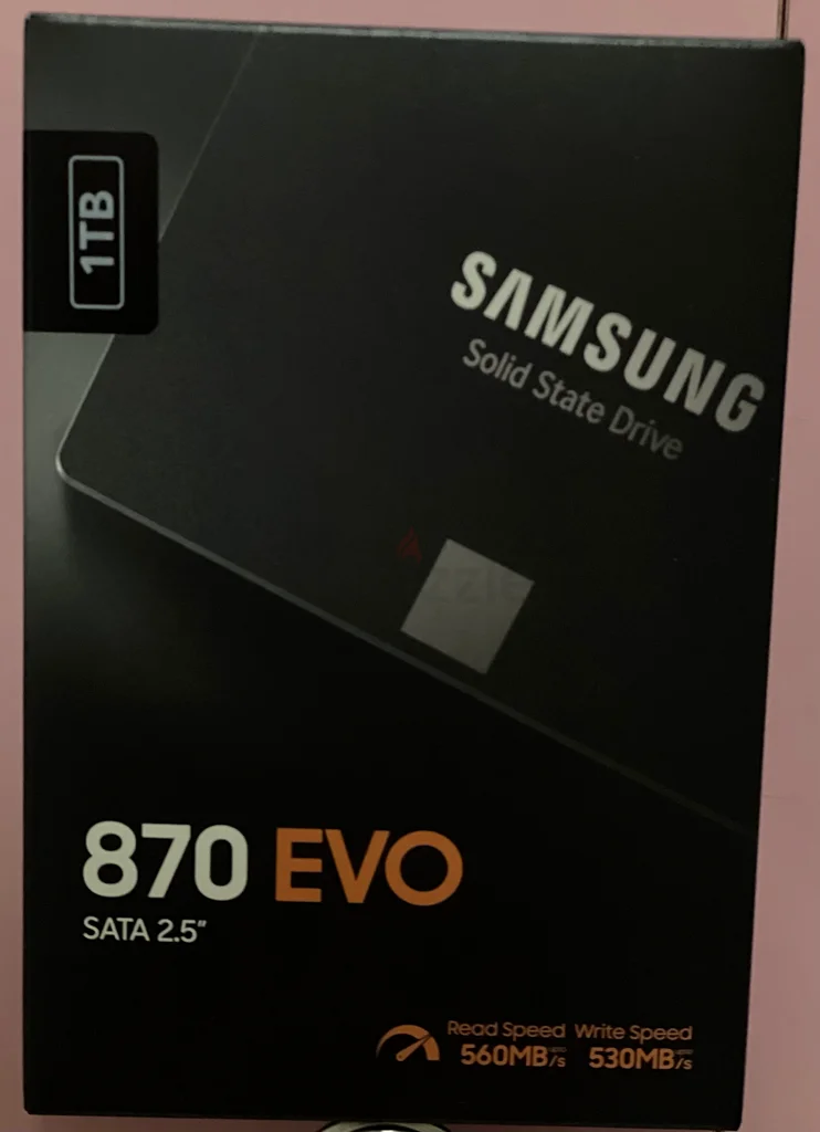 Samsung 870 EVO 1TB SSD - Fast  Reliable Storage Solution!63265096664065113