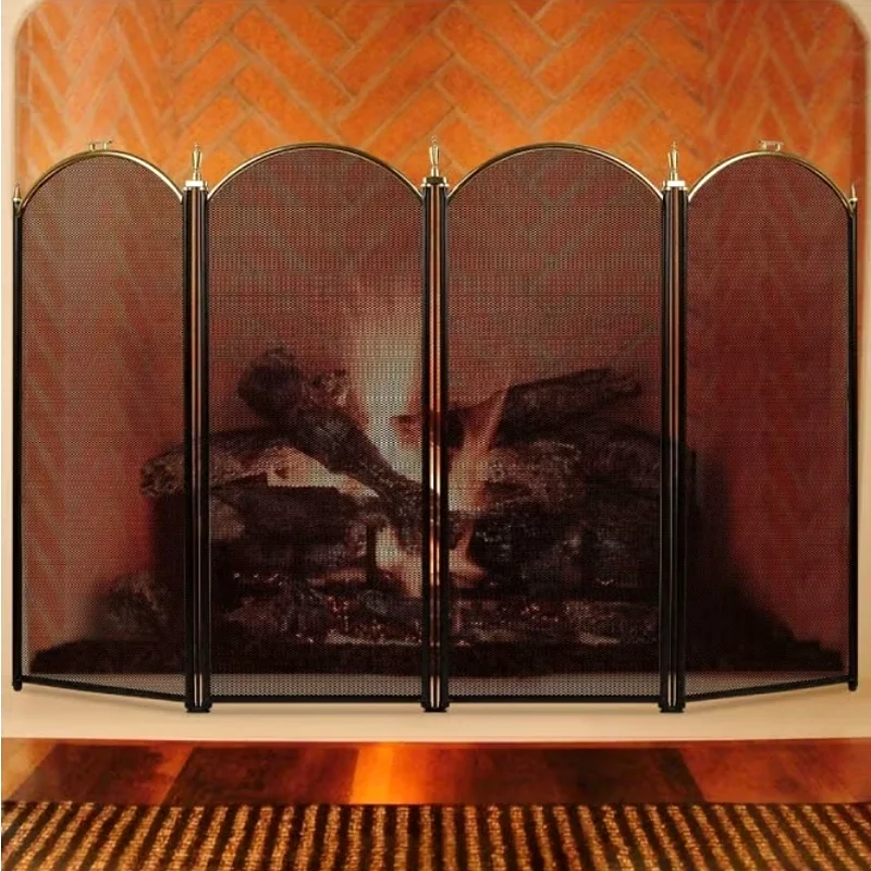 Elegant Modern Gold Fireplace Screen - Cozy  Stylish. Amagabeli  Home. Brandnew. Unused.63221860595842114