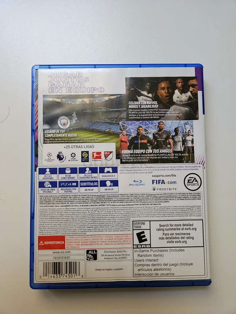 Fifa 21 Ps4 game62934690586114111