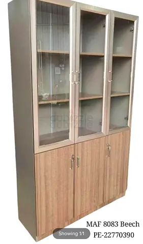Elegant Beechwood Display Cabinet - Perfect for Your Home!