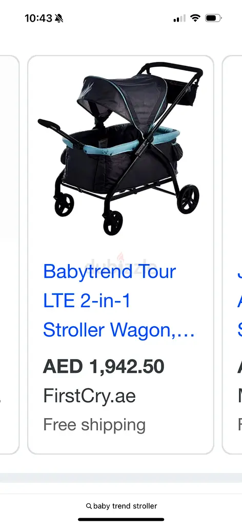 Babytrend stroller wagon63206384772483113