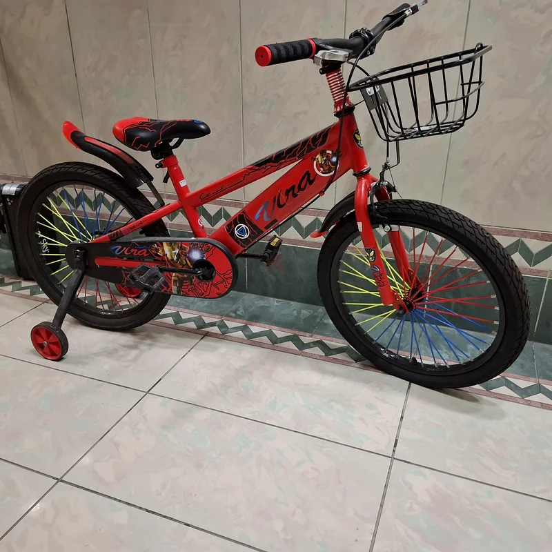 Vibrant Red Kids Bicycle with Basket62931672342274111