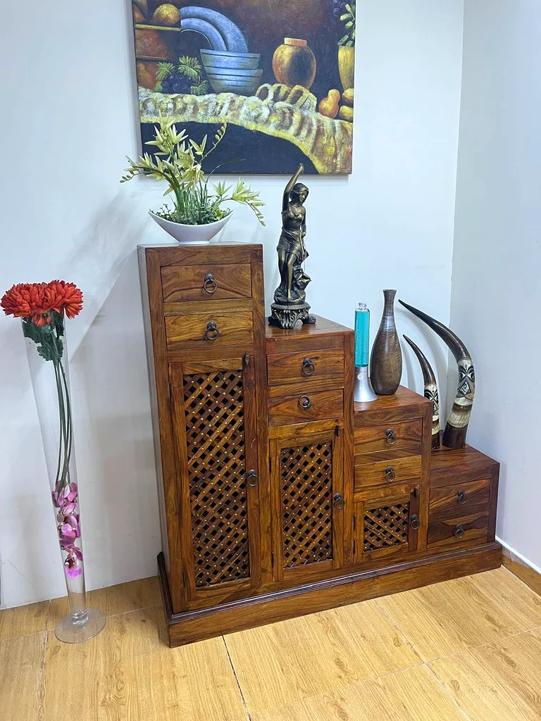 Marina Home Solid Wood Steps Cabinet63223852763266113