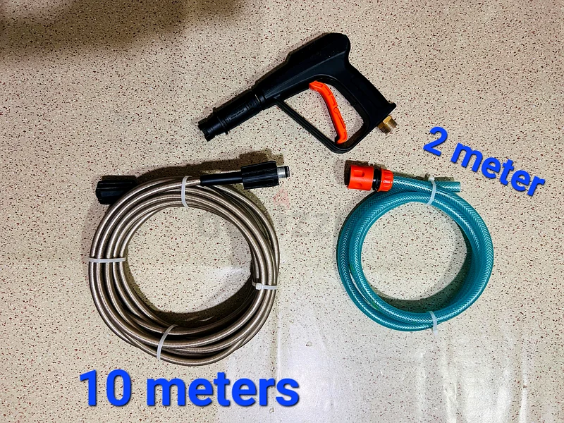 Car High Pressure Washer, 2800 Watts, 245 Bars, 12L/Min Flow Rate, 10 Meters Wired Hose63251899402114112
