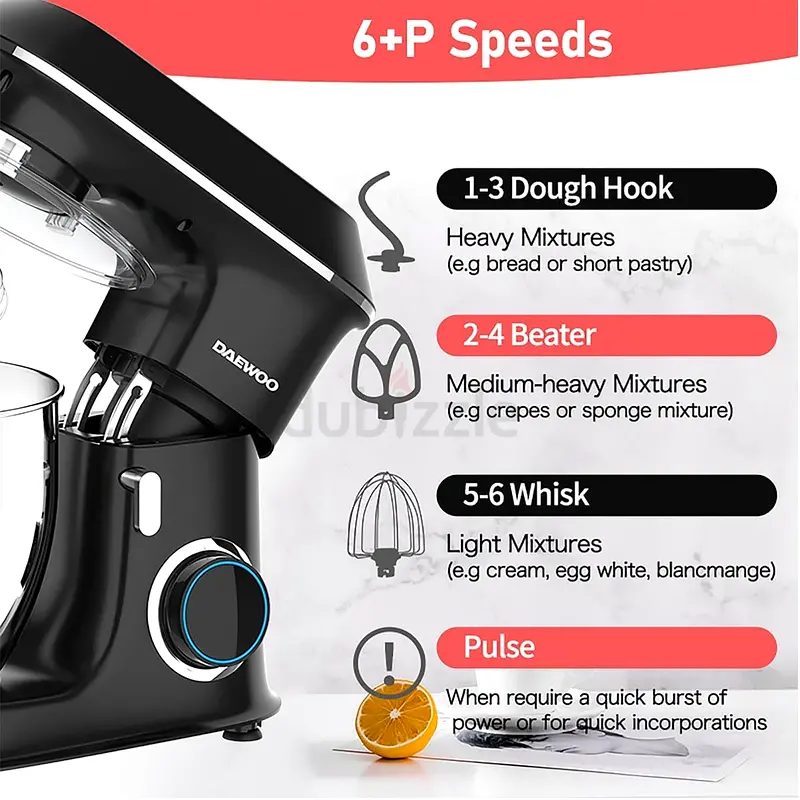 Daewoo Stand Mixer – Kitchen Mixer for Baking63248748739331115