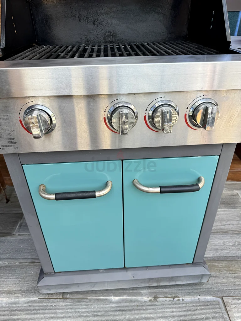 Stylish Outdoor Jamie Oliver Kitchen Grill with Storage63265100356482110