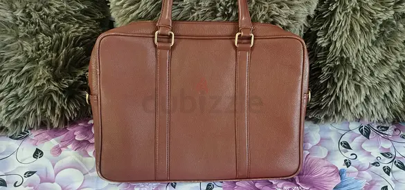 Pure 100%  leather office bag