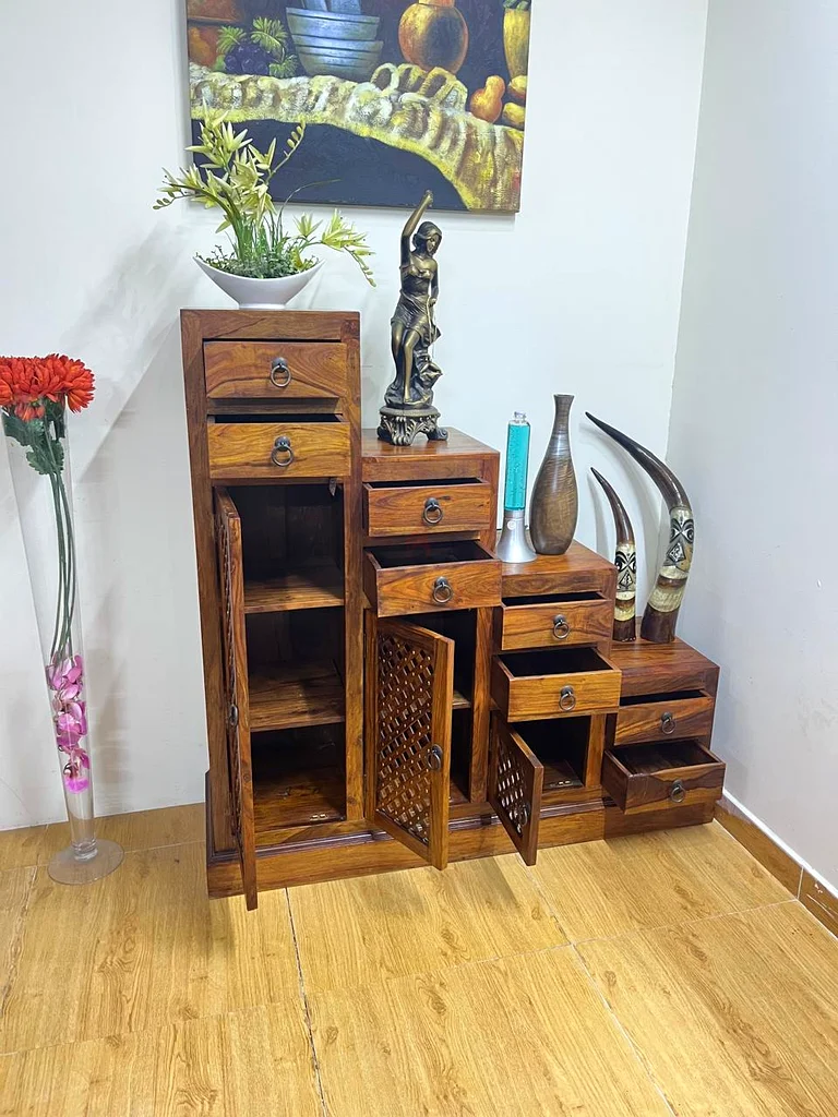 Marina Home Solid Wood Steps Cabinet63223852763266111