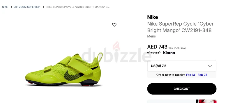 Nike SuperRep Cycling Shoes, Cyber Neon Green Clip In Shoes63246247444098111