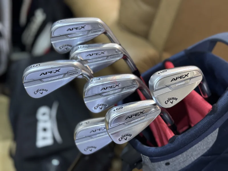 مجموعة أيرون Stiff Callaway APEX 21 PRO (4،5،6،7،8،9،PW)، رؤوس فولاذية True Temper 115g RH لليمين629336951219221128