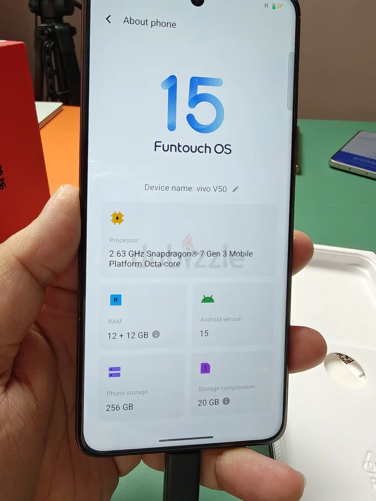 فيفو V50 12 غيغابايت 256 غيغابايت62865809391233111