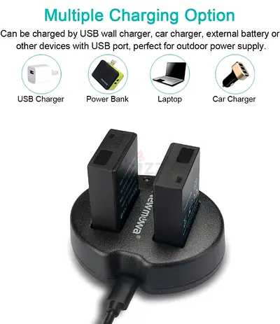 Newmowa EN EL20 Replacement Battery (2 Pack) Kit for Nikon EN-EL20