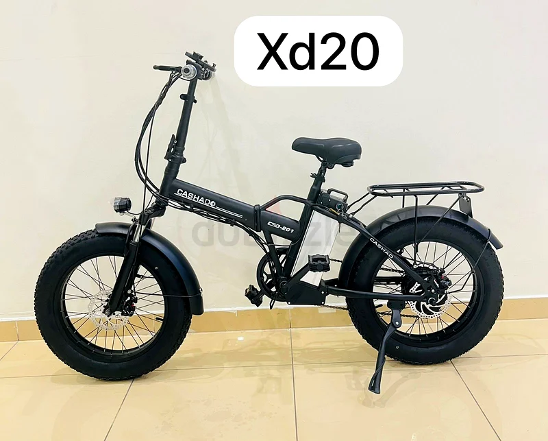 Unisex Adult, E-Bike Quark 20 Inches, Fat Electric Bicycle, Adult Foldable, Black63253481890562111