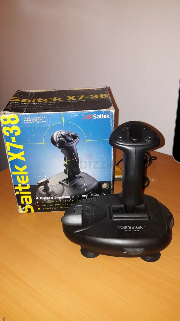 Flight to Fun: Saitek X7-38 Joystick for Sale!632296871392021117
