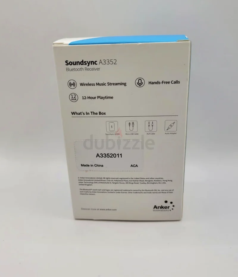 جهاز استقبال صوتي بلوتوث Anker Soundsync - قم بترقية تجربة الصوت الخاصة بك!63266527673859112
