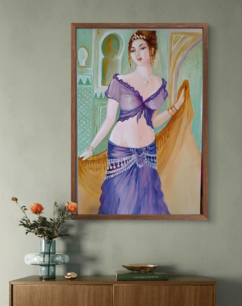 Belly Dancer..Beautiful oil Painting Artwork63264590476035113