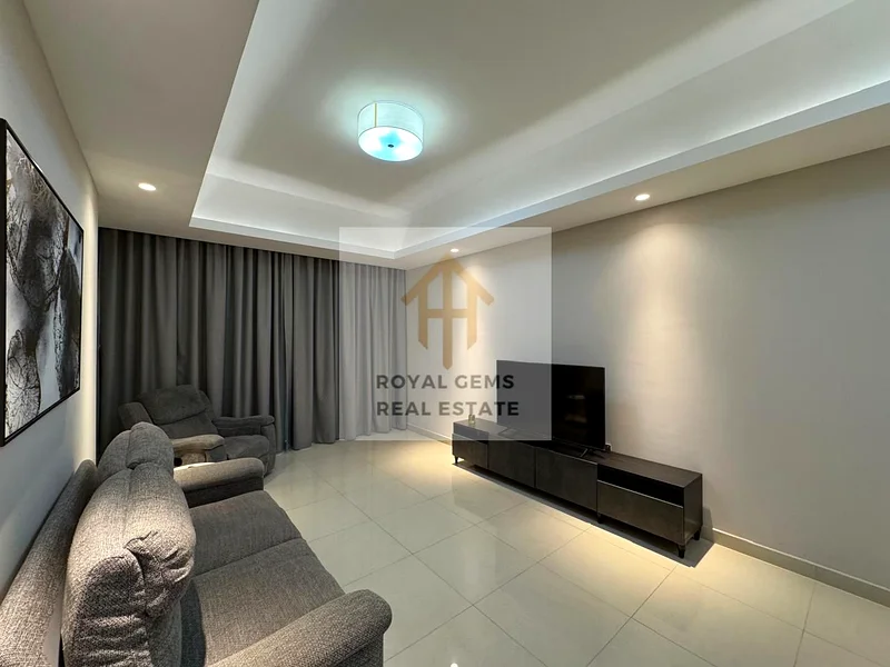 Room and hall for yearly rent, in Gulfa Towers Ajman, at 50,000 with Barking, open view, with Gym and pool, and baby play area.62867823189122111