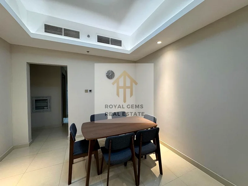 Room and hall for yearly rent, in Gulfa Towers Ajman, at 50,000 with Barking, open view, with Gym and pool, and baby play area.62867823189122113