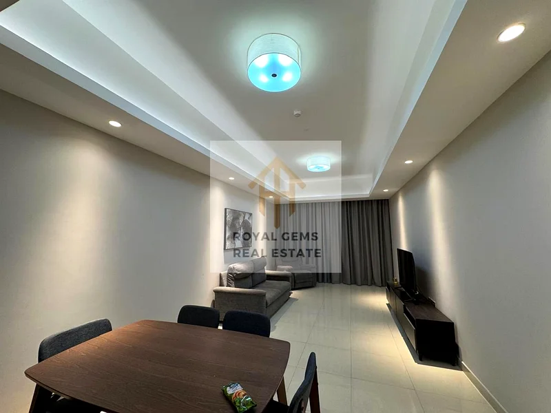 Room and hall for yearly rent, in Gulfa Towers Ajman, at 50,000 with Barking, open view, with Gym and pool, and baby play area.62867823189122112