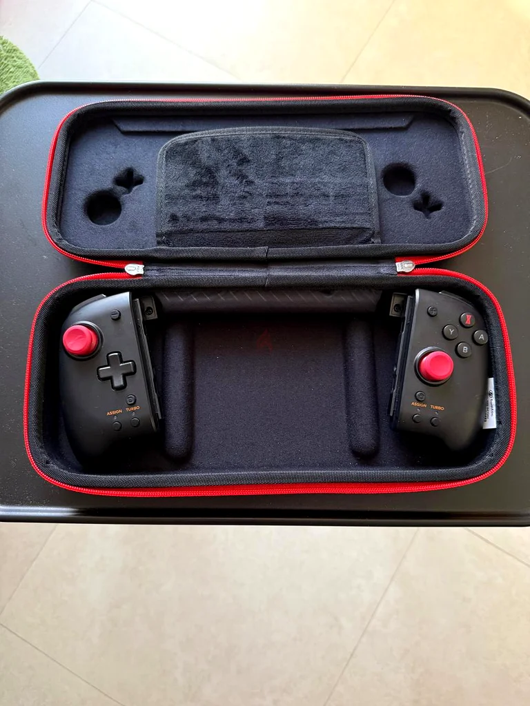 Nintendo Switch Hori split pad pro daemon x machina edition plus tomtoc (moon) carrying case combo632645885043211111