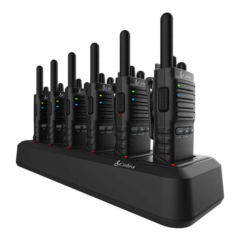 Cobra PX655 Pro Business 2W FRS Two-Way Radios (6-Pack)  Charging Dock, Business Walkie Talkies up63257102862595113