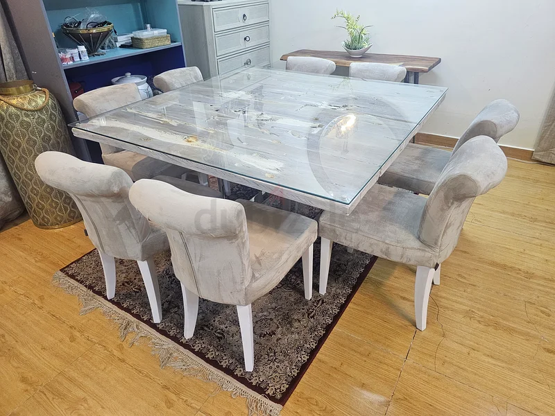 Charming Marina Home Railway Wood Dining Set62863820958977112