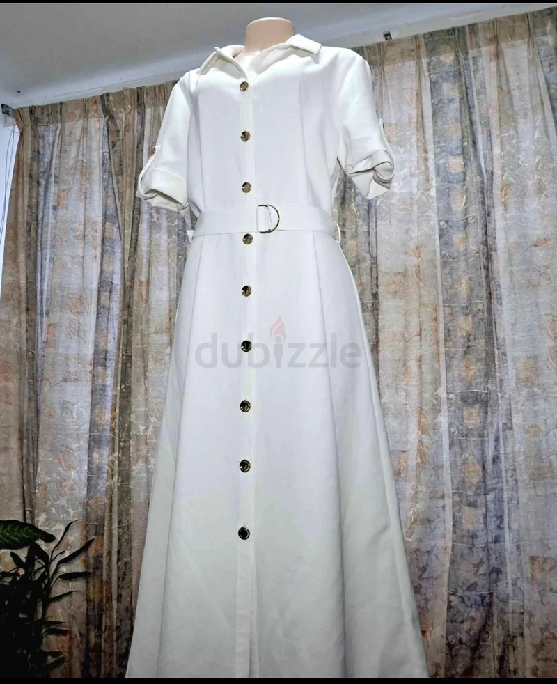 فستان أبيض للنساء RB62931670977793116
