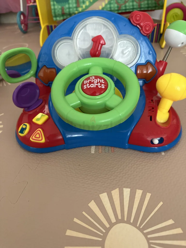 Bright starts car steering wheel! Interactive Steering Wheel Toy for Babies!629306546524181117