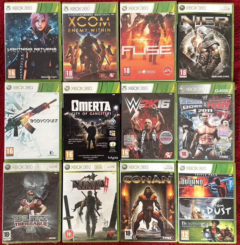 Xbox 360 games 100 dhs62930645688321116