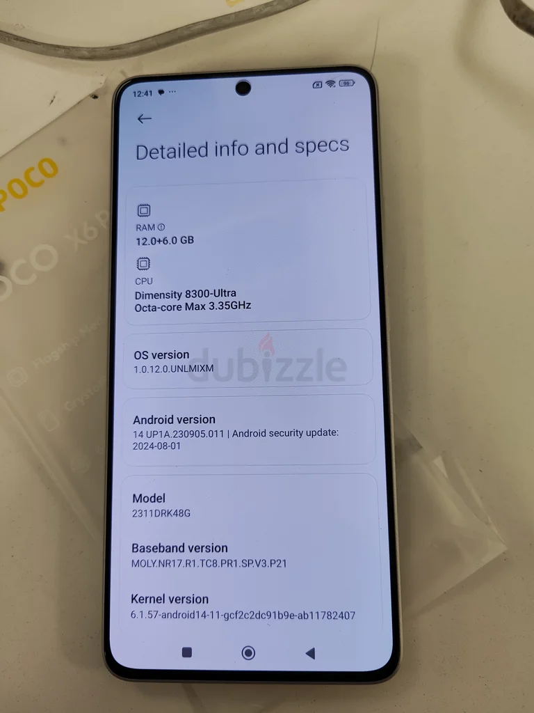 Poco X6  pro 5G- Powerful Performance and Sleek Design!62864711170434111