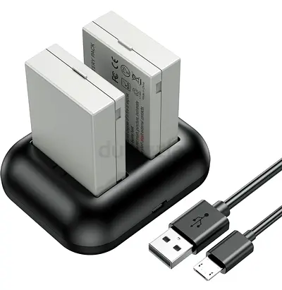 ENEGON LP-E8 ENEGON Replacement Battery (2-Pack) and Rapid Dual Charger for Canon LP-E8 and Canon EO